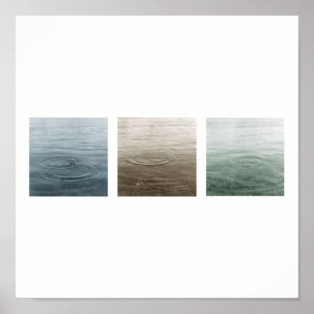 Póster triptych de queda (Frente)