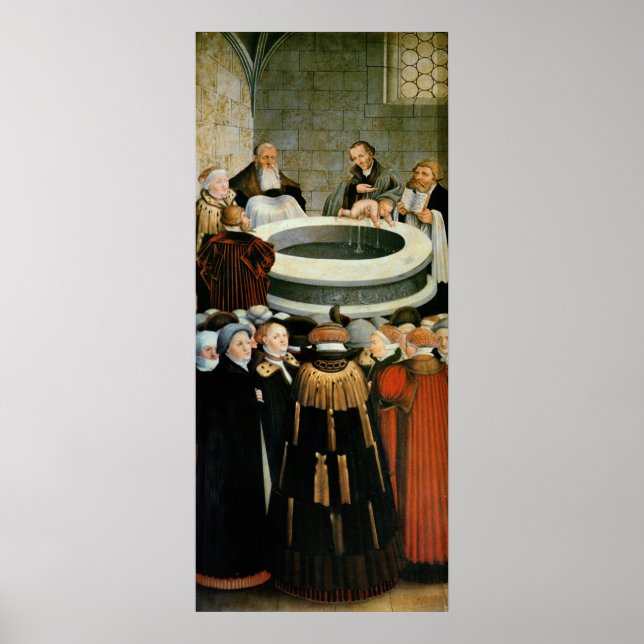 Póster Triptych, painel esquerdo, Philipp Melanchthon (Frente)