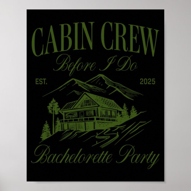 Poster Tripulação De Cabina Antes De Eu Fazer Festa de so (Frente)