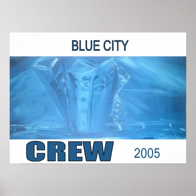 POSTER TRIPULAÇÃO DE CIDADE AZUL (Frente)