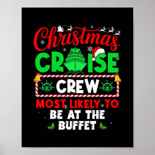 Poster Tripulação de Cruzeiro de Natal com Mais Probabili