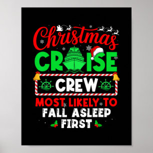 Poster Tripulação de Cruzeiro de Natal Mais Propensa a Ad