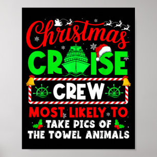 Poster Tripulação de Cruzeiro de Natal Mais Propensa a Le
