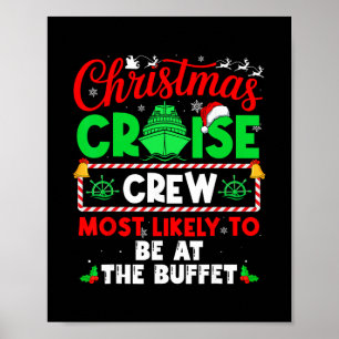 Poster Tripulação de Cruzeiro de Natal Mais Provável de E
