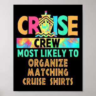 Poster Tripulação De Cruzeiros De Férias Mais Susceptível