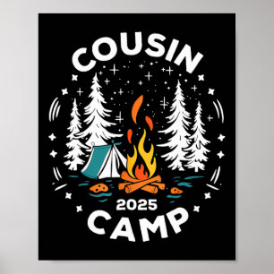 Poster Tripulação de Férias de Verão de Acampamento Acamp