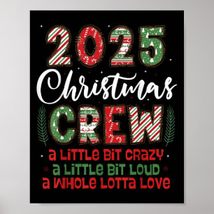 Poster Tripulação De Natal De 2025 Um Pouco Loud Holida L