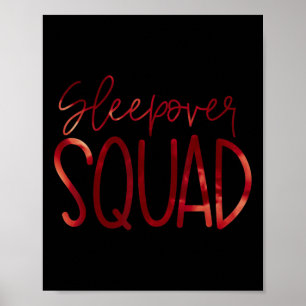Poster Tripulação do Partido do Slumber Dormiu Esquadrão 