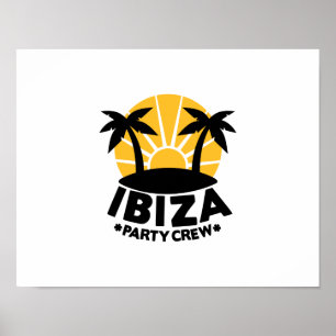 Póster Tripulação do Partido Ibiza