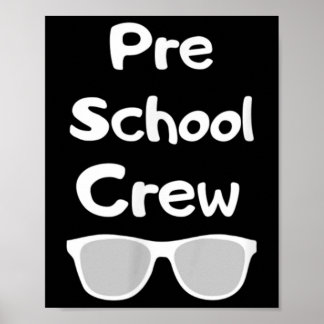 Poster Tripulação Pré-Escolar De Volta À Escola Pulmões C