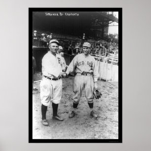 Póster Tris Speaker Red Sox Baseball 1915