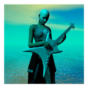 Póster Triste Violão