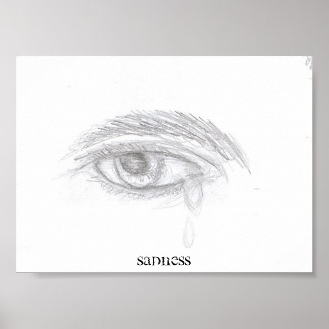 Póster tristeza (Frente)