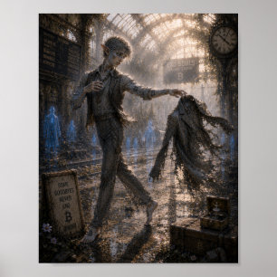 Poster Tristeza / Dançarino Lento / Estação de Trem