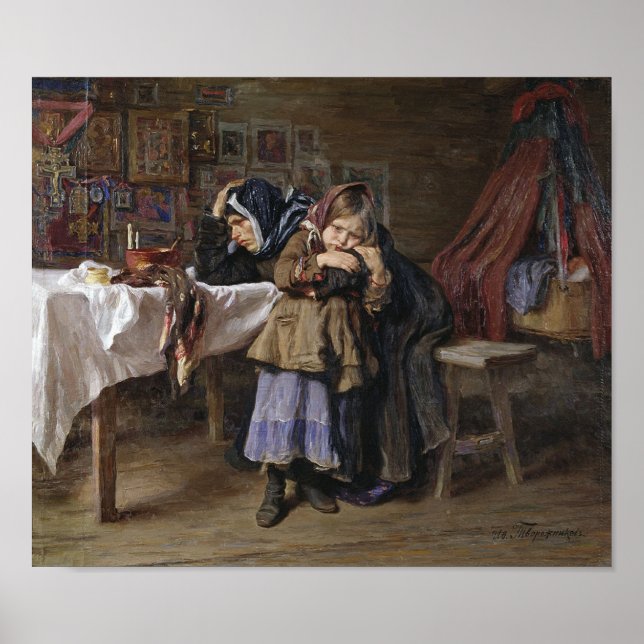 Poster Tristeza e luto (simpatia após o aborto) (Frente)