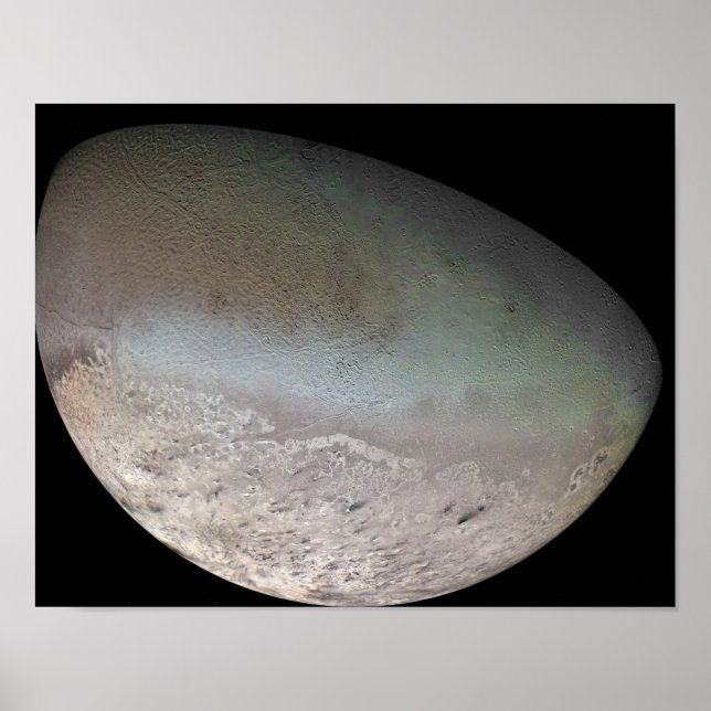Póster Triton, a maior lua do planeta Netuno (Frente)