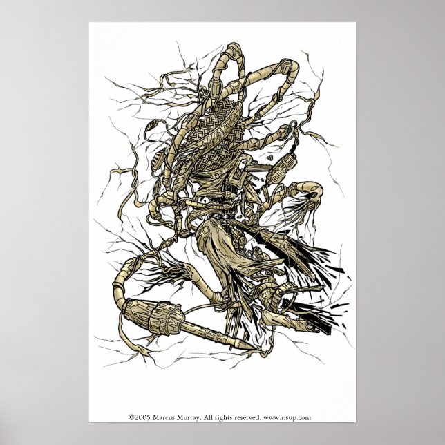 Póster triturador de microfone (Frente)