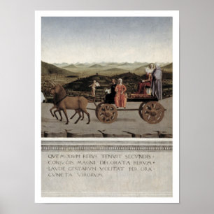 Póster Triumph de Battista Sforza, duquesa de Urbino.