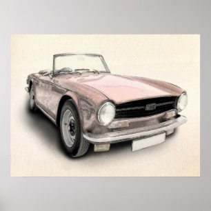 Póster Triumph TR6