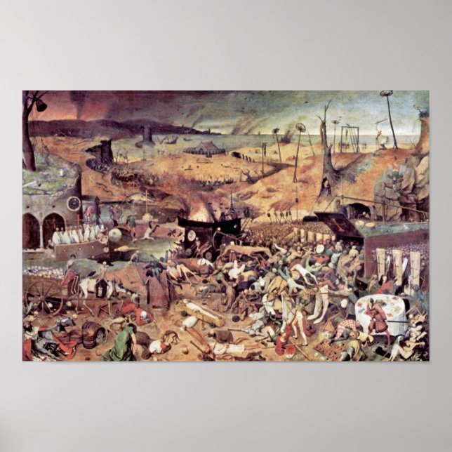 Póster Triunfo Da Morte Por Bruegel D. Ä. Pieter (Frente)