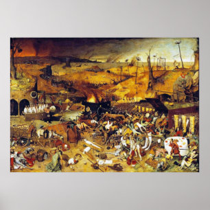 Póster Triunfo da Morte (por Pieter Bruegel)