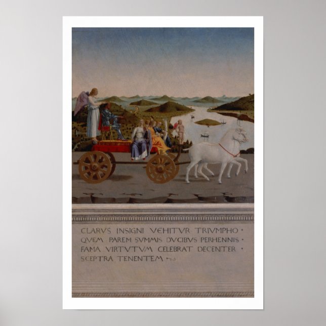 Poster Triunfo de Federigo da Montefeltro, Duque de Urbin (Frente)