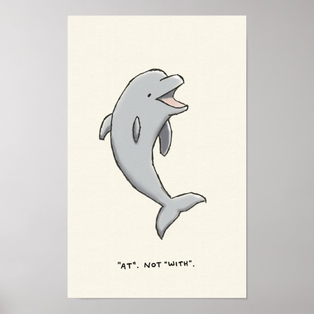 Poster trivialidade do golfinho (Frente)