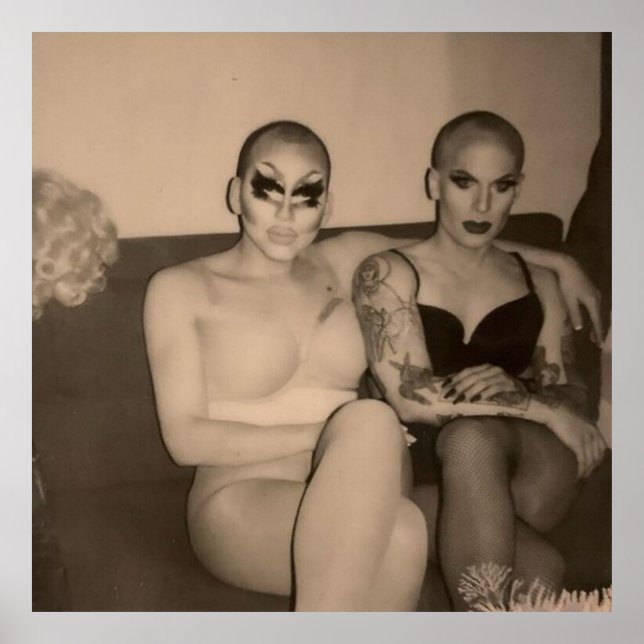 Poster Trixie & Katya - Por trás das cenas (Frente)