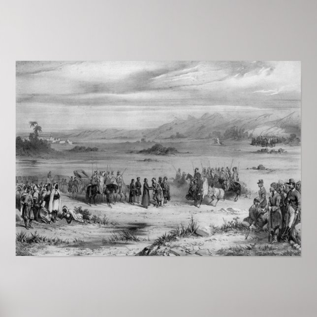 Poster Troca de prisioneiros pelo Bispo de Argel (Frente)