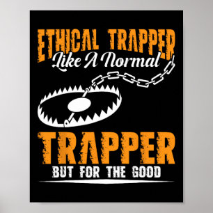 Poster Trocando Coisas Coyote Trapping Gear Caça Tr