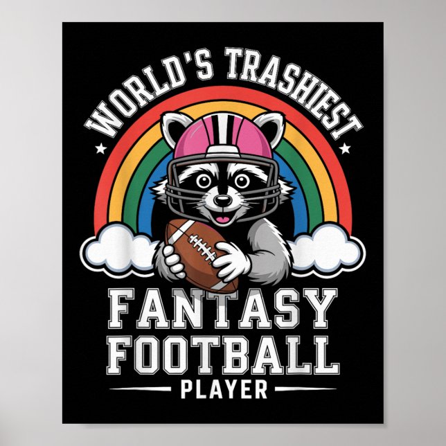 Poster Troféu de Perdedor de Futebol Fantástico para o Úl (Frente)