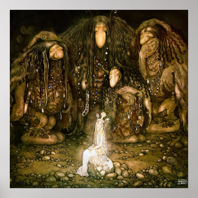 Poster Troll, 1915, por John Bauer (Frente)