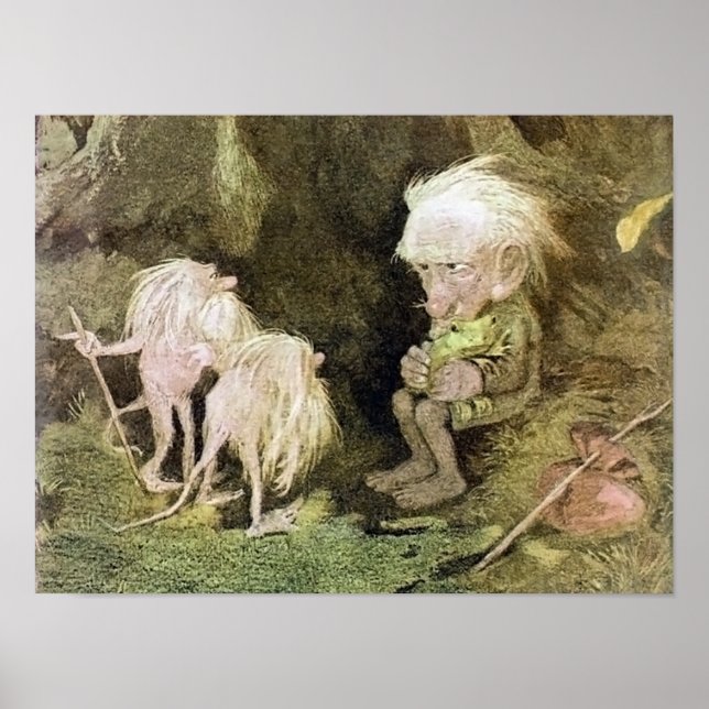 Poster Troll com o Sapo de Pet (Frente)