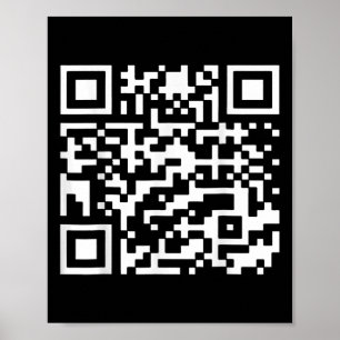 Poster Troll de Dança Trump Qr Engraçado Presidente Trump