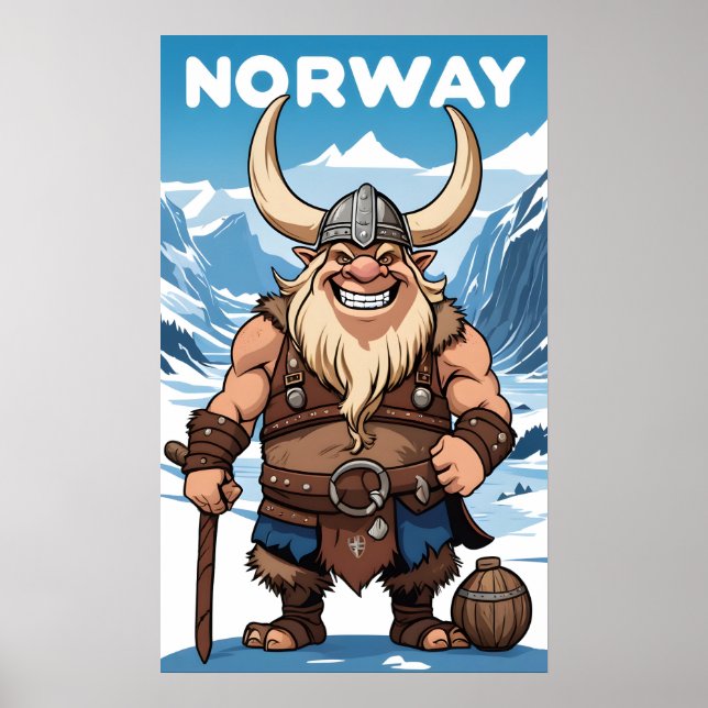 Poster Troll norueguês (Frente)