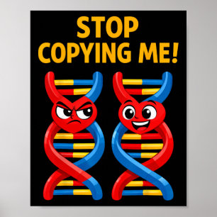 Poster Trollagem Divertida de Ciência Piada de Biologia D
