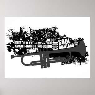 Poster Trombeta e estilos