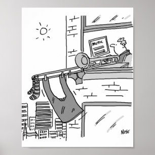 Poster Trombonista prende sua lavagem