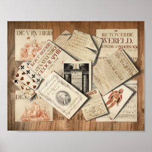 Poster Trompe l’oeil Piere De Hoop