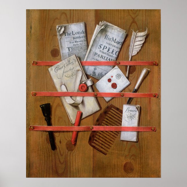 Poster Trompe l'oeil, 1702 (Frente)