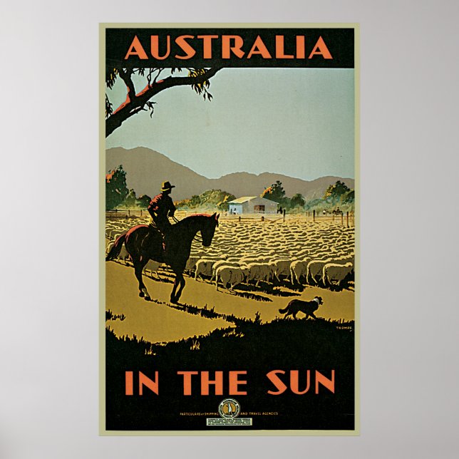 Póster Trompf Austrália No Sol (Frente)