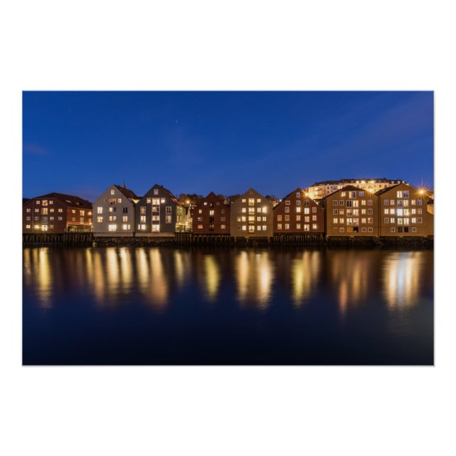 Póster Trondheim Noruega (Frente)