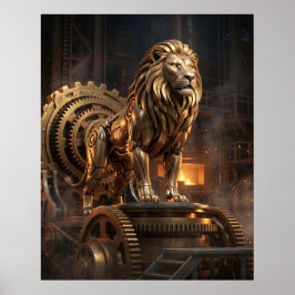 Poster Trono de Leão de Latão