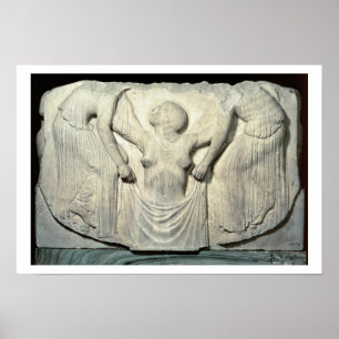 Poster Trono de Ludovisi, detalhe que mostra o nascimento