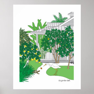 Poster Tropical Florida House