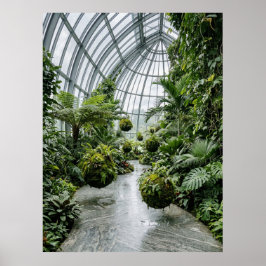 Poster Tropical Greenhouse Jungle Path