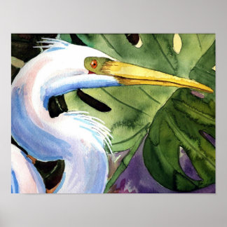 Poster Tropical Heron