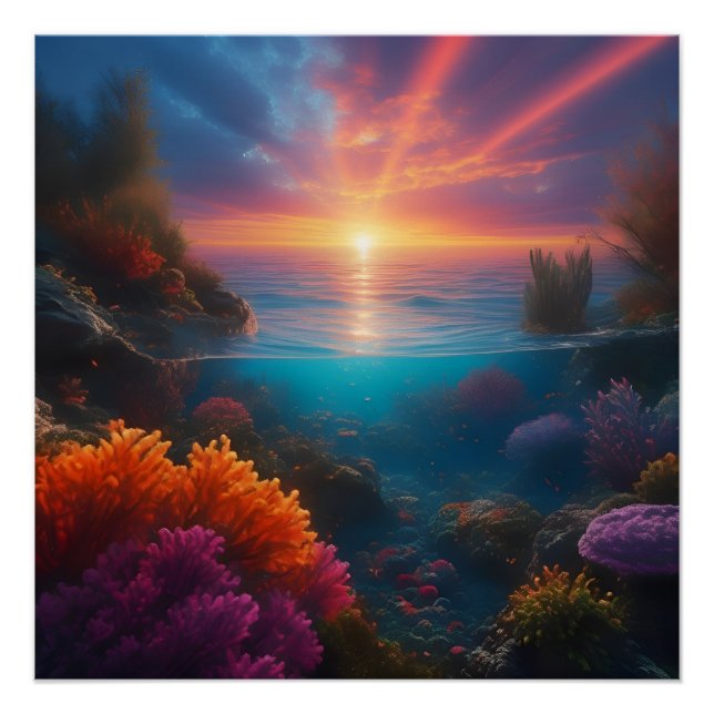 Póster Tropical Submarina 1 (Frente)
