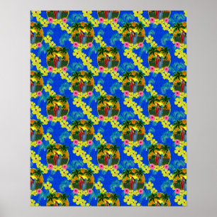 Póster Tropical Sunset