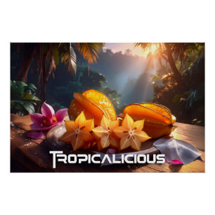 PÓSTER TROPICAL - TROPICALICIOSO